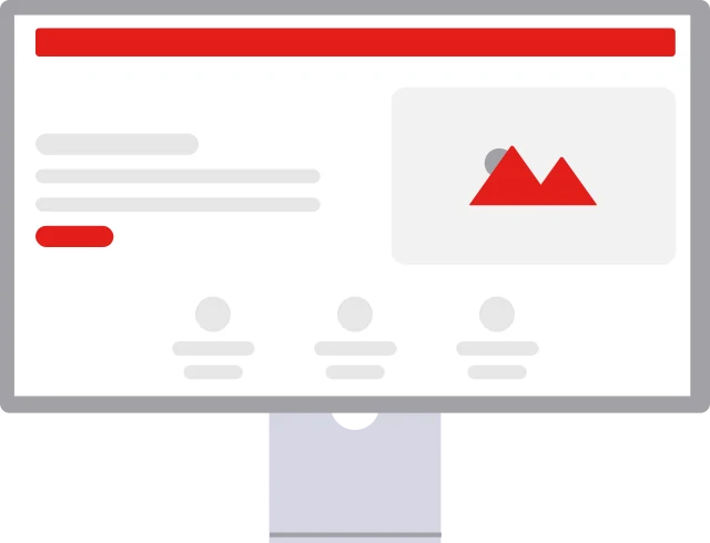 landing page design services illustration